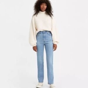 Levi’s 70’s high rise straight leg